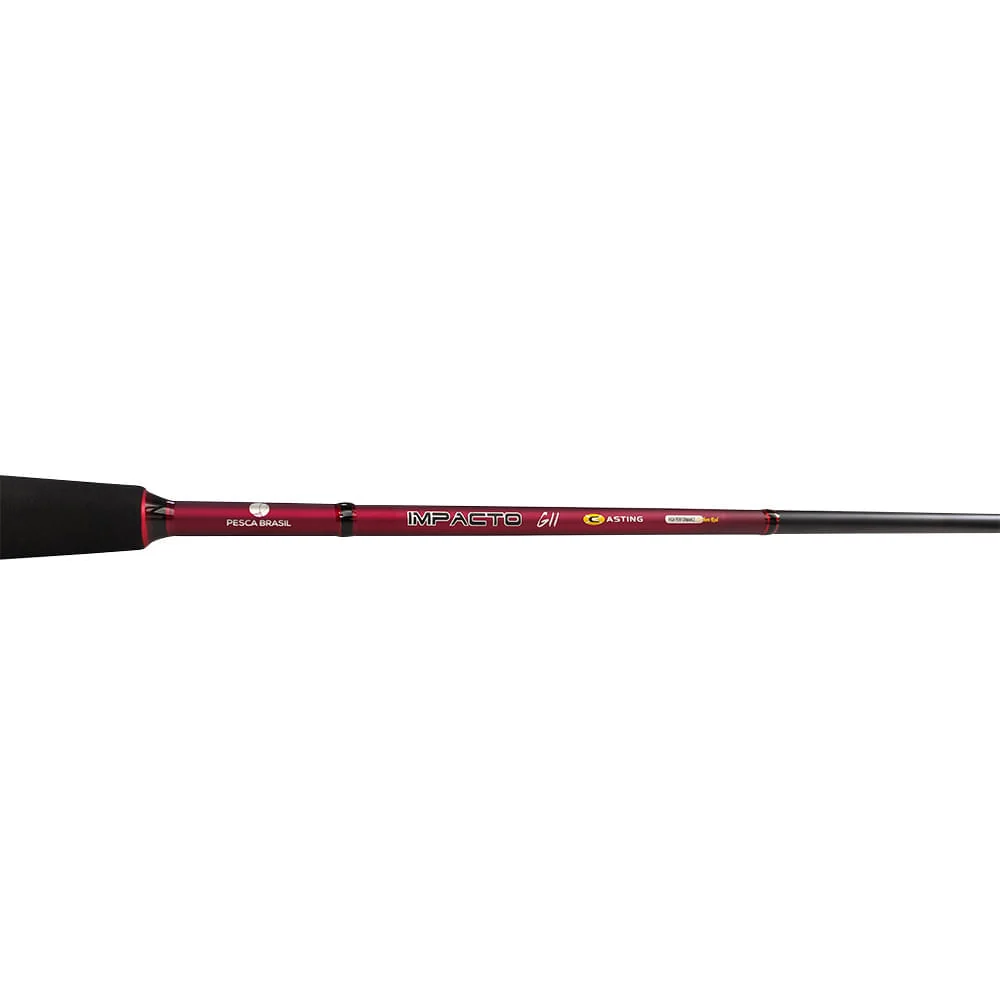 Vara para carretilha 2 partes Impacto GII 12C 6,6 Pesca Brasil